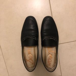 Sam Edelman black leather loafers.